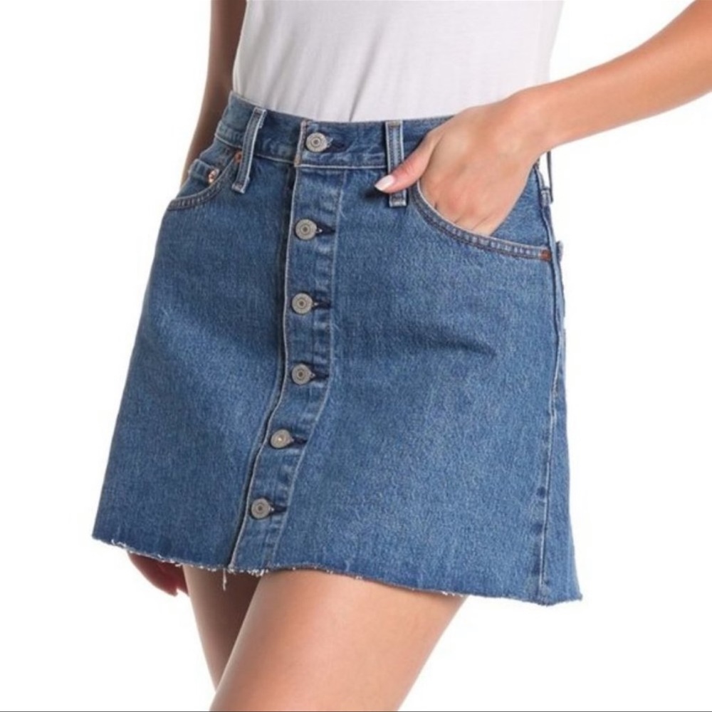 Levi’s denim A Line skirt